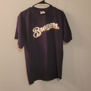Prince Fielder Brewers player tee